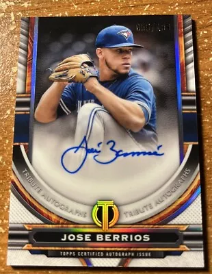 2023 Topps Tribute Jose Berrios On Card Auto Tribute Autographs #55/199 Blue Jay • $0.99