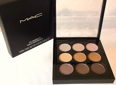 Mac Eyeshadow X 9   Amber Times Nine   Warm Shade Pressed Powder Palette Nib ! • $31.95