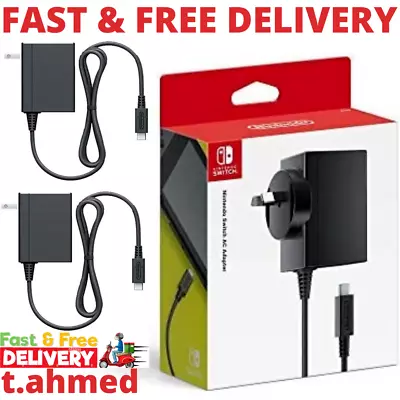 NINTENDO Switch Australian Power Supply Cable AC Adaptor Wall Plug Charger • $49.99