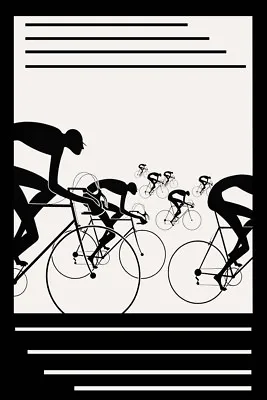 Art Deco Bicycle Bike Cycle American Vintage Poster Repro FREE S/H In USA • $17.90