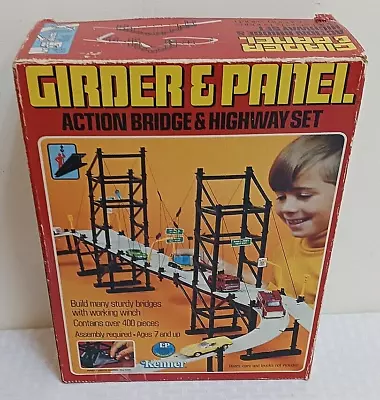 Vintage 1976 Kenner GIRDER & PANEL Action Bridge Highway Set W/ Box 1970s Toy • $79.99