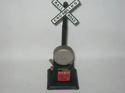 Marx Ringing Bell Railroad Crossing Signal • $9