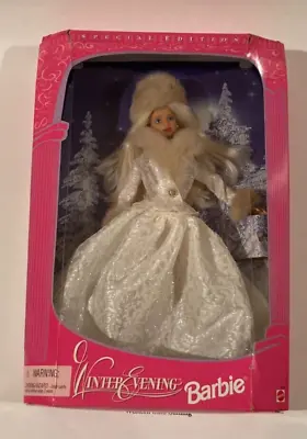 1998 Winter Evening Barbie #19218 Special Edition LOOSE DAMAGED PACKAGING READ • $13.99