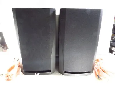 Bowers & Wilkins B&W DM302 Prism Wired Bookshelf Speakers (Pair) W/ 10ft Wires • $159.99