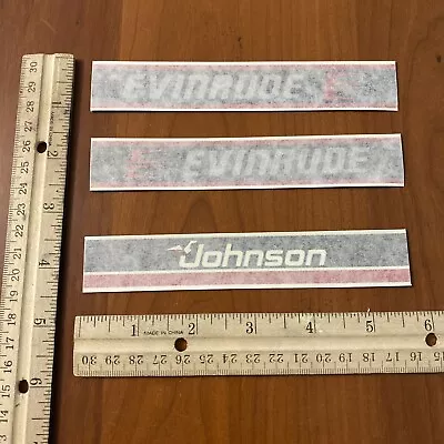 1992 Johnson Evinrude Outboard Motors Sticker Lot Set Of 3 Decals • $11.99