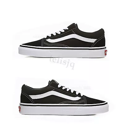 2024 VAN Old Skool Skate Shoes Black All Size Classic Canvas Running Sneaker Hot • £25.98