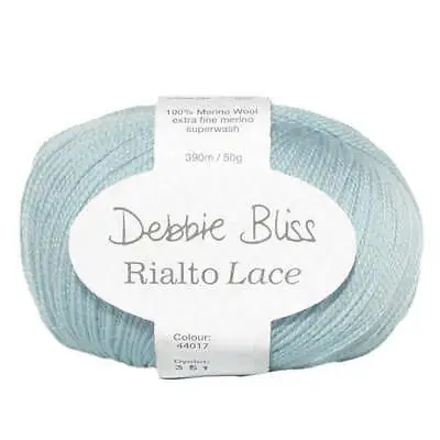 Debbie Bliss 50g  Rialto Lace  2-Ply Extra Fine Merino Wool Yarn • $9.95