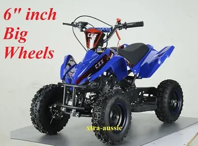 49cc Starter Mini Quad Bike 6  Wheel Buggy Kids 4 Wheeler Pocket Dirt Ride On • $500