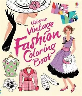 Vintage Fashion Coloring Book IR Paperback Ruth Brocklehurst • $8.25