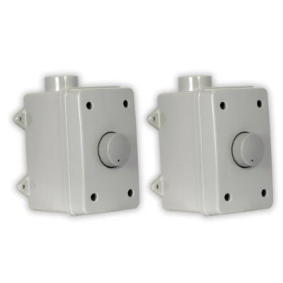$69.99 • Buy Theater Solutions OVCDG Outdoor Volume Controls Gray Weatherproof 2 Piece Set