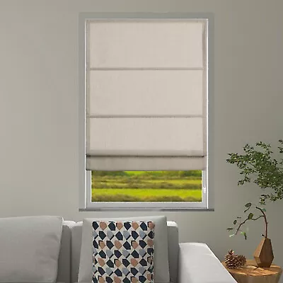 Changshade Custom Size Roman Shade Roller Blinds Corded Room Darkening Curtains • $148.99