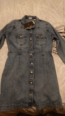 £27 • Buy Levis Denim Dress Large