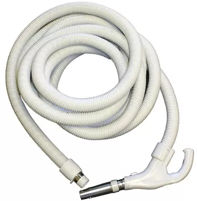 $57.46 • Buy 30' Low-Volt Button Lock Central Vacuum Hose Fits Vacuflo  Universal  Valves