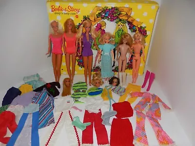 1970's Barbie Dolls Black Label Mego Unbranded Clothes Accessories Case  • $60