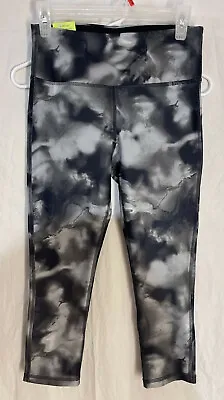 Marika Sport Yoga Workout Capri Black Ink Tummy Control Choose Size NWT • $13.99