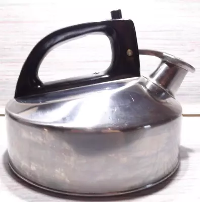 Vintage Cook Time Stainless Steel Teapot 2 LT Preowned Made In Korea • $20.31