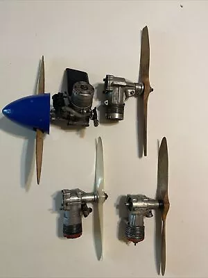 Lot Of Four Airplane Vintage Engines Mccoy 29 Mccoy 35 And Two Magnum 40S • $50