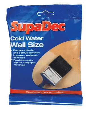 SupaDec Wallpaper Cold Water Wall Size Adhesive Paste • £3.25