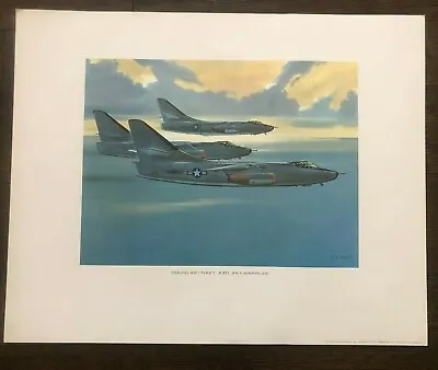 Douglas-Navy A3D Skywarrior - Rare Vintage R.G. Smith Print  • $49.99