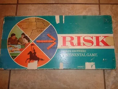 $17.99 • Buy Risk Board Game Vintage 1968 Parker Bros Conquest Game - Complete