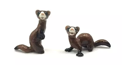 Pair Of Hagen Renaker Ferrets • $35