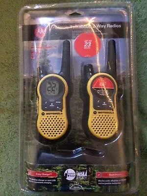 New Motorola Talkabout MH230R Yellow Handheld 22Channels Two Way Radio 23 Mile • $55