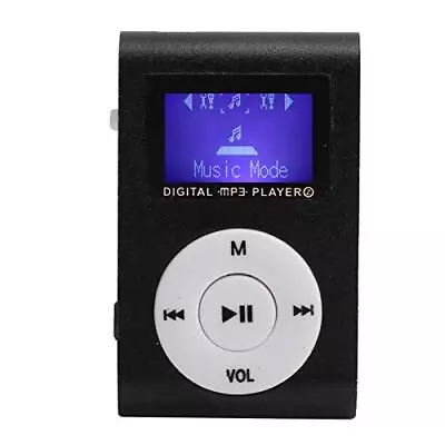 Mini MP3 Music Player Sports Back Clip Music Player Supports Memory Black • $18.90