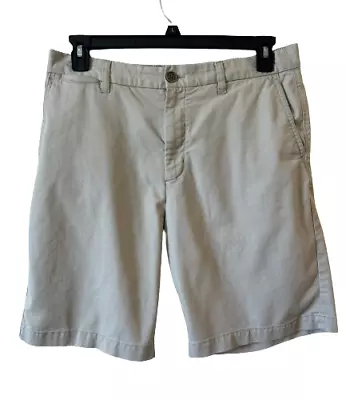 Tommy Bahama Men's Ashore View Coolmax Shorts Size 34  9.5  Khaki Golf Preppy • $29.99