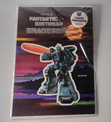 Vintage Birthday Card MISP Galvatron 1986 Transformers G1 Decepticon • $15