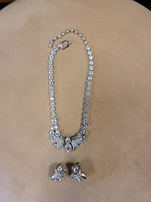 Vintage Eisenberg Necklace And Ear Ring Set.  16inches • $49.99