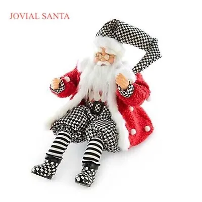 Mackenzie Jovial Santa Childs 19  X 12  Mantel Sitting New • $149