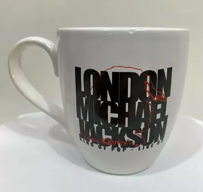 Michael Jackson London This Is It 2009 Tour King Of Pop Live Coffee Mug CHIPPED • $21.76