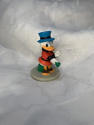 Vintage Disney Uncle Scrooge McDuck W/ Money Grolier Porcelain Figurine Disney • $11.99