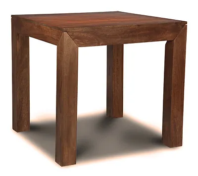 Solid Mango Wood Dakota 80cm Dining Table New Indian Furniture  • £224.95