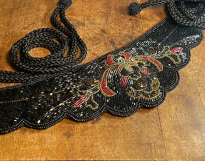 Designer Lillian Vernon Hand Beaded Belt Mount Vernon N.Y. Vintage Original  • $18