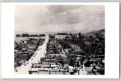 Butte Montana MT Postcard RPPC Photo Looking West Birds Eye View C1940's Vintage • $19.95