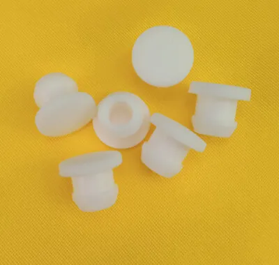 Cover Plug Clear Silicone Snap-on Hole Cover Protector Caps Cover Cap Φ2.5~14mm • £2.75