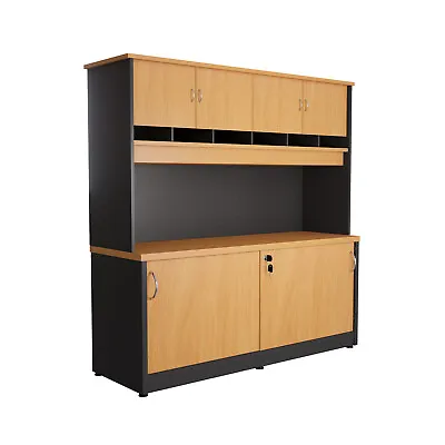 Kitchen Cabinet With Pigeon Hole Hutch Storage Cabinet Cupboard Office Furniture • $850
