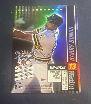 2002 MLB Showdown Pennant Run Super Season Barry Bonds #94 Holo Pirates Nm Mint • $84.99