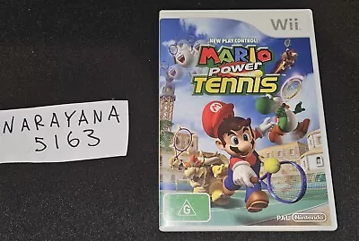 Mario Power Tennis With New Play Control Nintendo Wii Game PAL Complete • $0.99