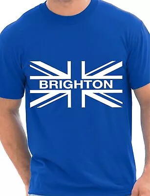 Brighton Union Jack Proud To Be Funny Gift Mens T Shirt Size S-XXL • £9.95