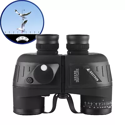 10X High Power Hunting Binoculars Low Light Night Vision W/ Compass Carrying Bag • $99.90