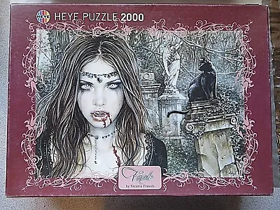Heye Puzzle Cat Favole Victoria Frances 2000 Complete Nr 29311 Goth Vampire 2000 • $42.01