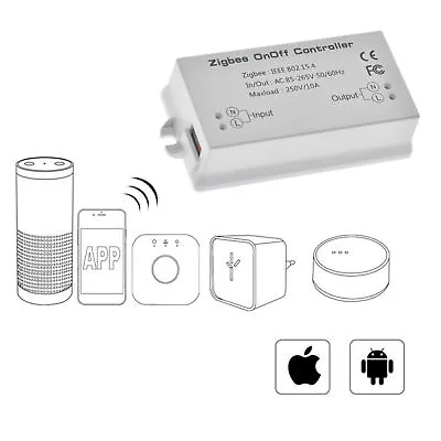 Zigbee OnOff Controller Smart Home Wireless Switch For Alexa/SmartThings Control • $30.76