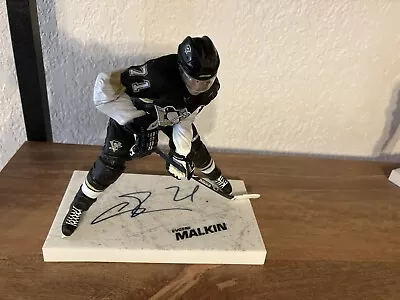 Evgeni Malkin Pittsburgh Penguins Autographed McFarlane Figure • $65