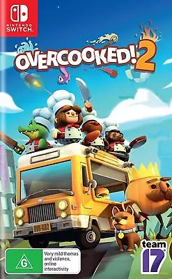 Overcooked 2 Fun Family Kids Multiplayer Cooking Challenge Game Nintendo Switch • $73