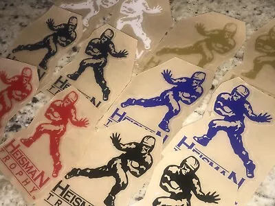 HEISMAN TROPHY Football Helmet Decals MINI Size (1) Pair 3M 20MIL • $15.99