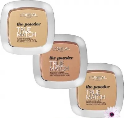 L'OREAL True Match Super-Blendable Powder 9g - CHOOSE SHADE - NEW Sealed • £9.99