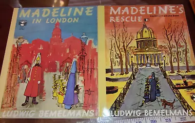 Madeline's Rescue & Madeline In London By Ludwig Bemelmans • $14