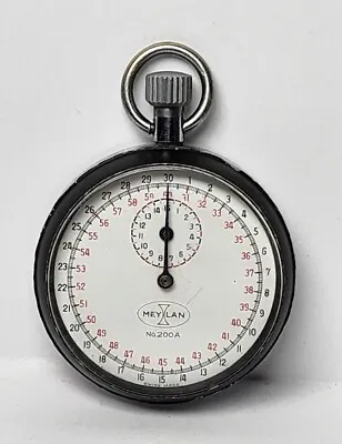 Vintage Swiss Made Meylan No. 200A Mechanical Wind Up Stopwatch • $44.88